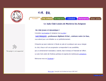 Tablet Screenshot of judo-morieres.fr